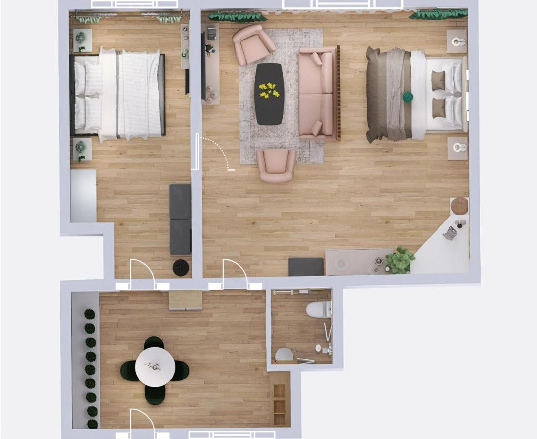 B8 - Spacious, Charming Apartment In Central Sibiu Eksteriør billede